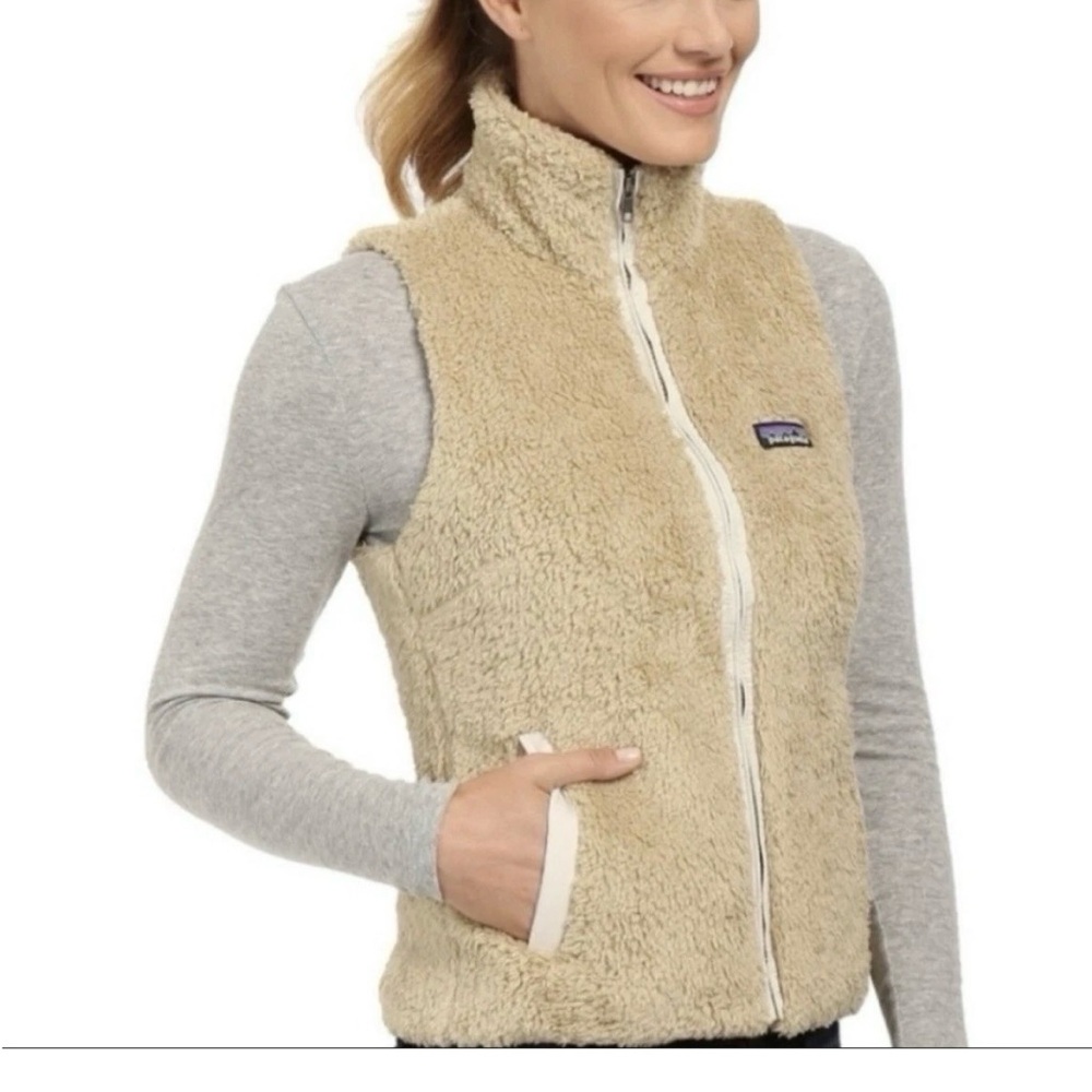 Patagonia Women's Beige Sherpa Vest